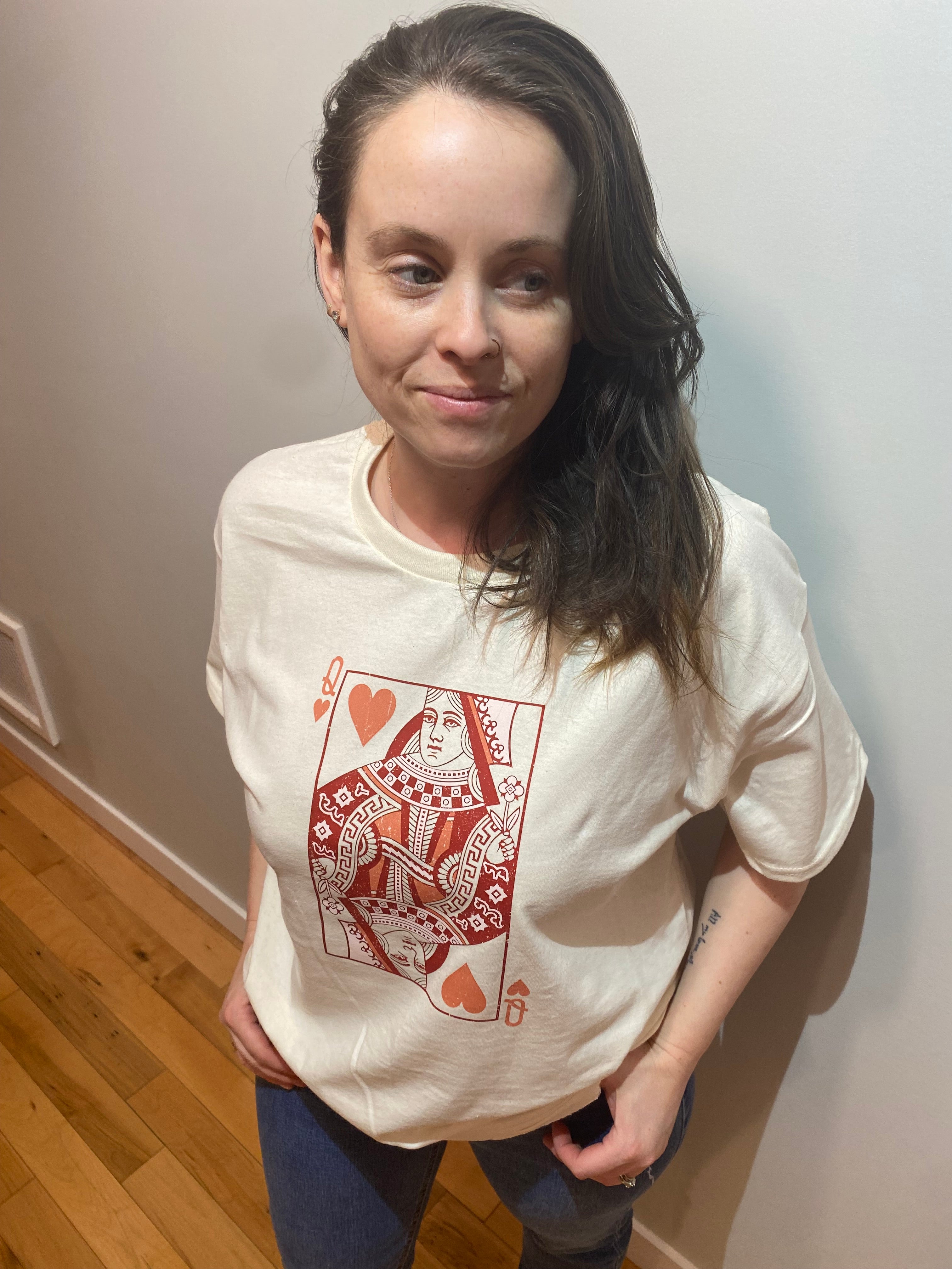 Queen Of Hearts Tee – Georgian Heart Designs GHD